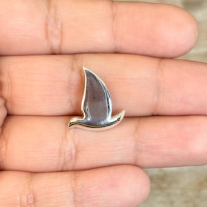 Sterling Silver Holy Spirit Dove Pendant Slide