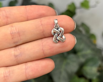 Sterling Silver Celtic Knot Charm Pendant