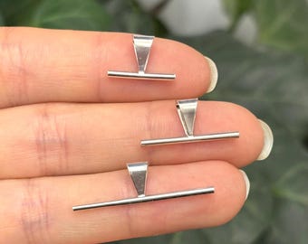 Sterling Silver Pin Brooch Converter