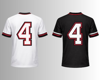 Jersey Numbers Bundle Svg | Png | Eps | Dxf + Name Font file: Cut Files, Digital Download