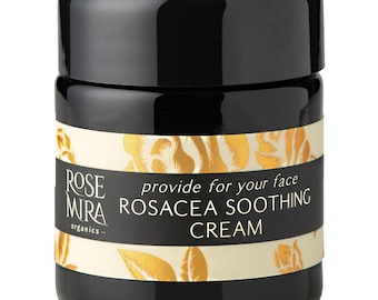 Crema facial calmante botánica suave para piel sensible y con rosácea