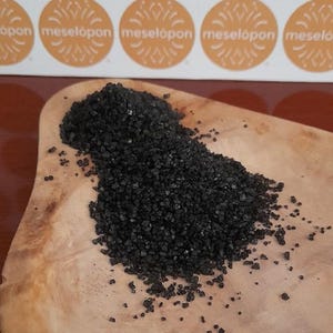 Black Hawaiian Salt Lava Bath Salt Black Beauty Bath Salt Scrub Hand Harvest Black Salt Cooking 100gr / 8.81oz
