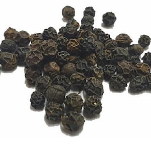 Pondicherry Pepper Whole, Very Fragrant Peppercorns Black Delicatessen Spice Gourmet, Very Rare Pepper 50gr / 1.76oz