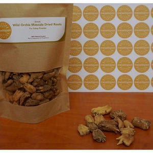 Orchis Mascula Wortels Wild For Salep Drank Orchidee IJs Sahlep Poeder Sahlab Wortels Gratis Verzending 50 gr/1.76 oz