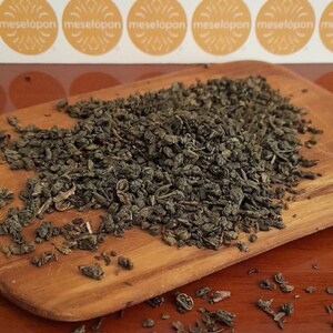 Tea Gunpowder Green Tea Loose Leaf Sugar Free Gunpowder Brewing Tea Pingshui 100gr / 3.52oz