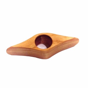 One hand book holder cherry wood