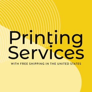 Printing Services for Digital Downloads | Square Poster Printing | Printable Art Printing