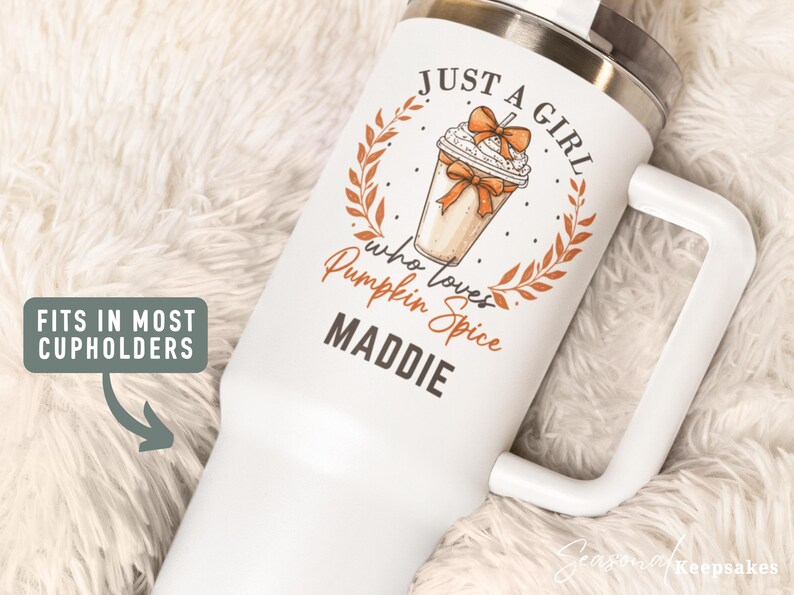 Just a Girl who Loves Pumpkin Spice Mug main image 1