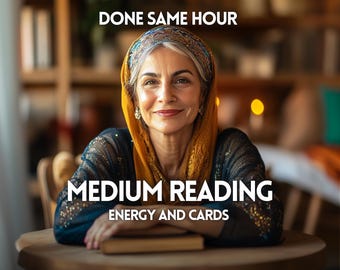 Psychic Reading - Mediumship on Any Subject, Question or Situation - Same Hour -Done By Zoras Vision