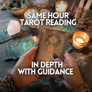 Lectura de Tarot LA MISMA HORA / Precisión Garantizada / Realizada por Zoras Vision / Lectura de Tarot con Orientación