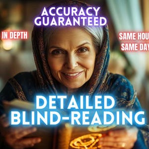 HETZELFDE UUR | NAUWKEURIG blindlezen met vragen | Blinde tarotlegging | Zeer gedetailleerde paranormale lezing | Advies en inzichten | Dezelfde dag