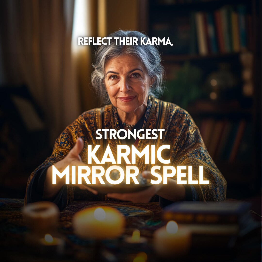 Karmic Mirror Spell to Return Negative Energy | Reflect Their Actions ...