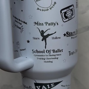 40 oz Laser engraved GG tumbler