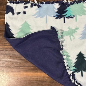 Fleece tie blanket - infant