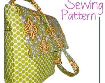 MODISH MESSENGER Bag ((PDF Sewing Pattern))