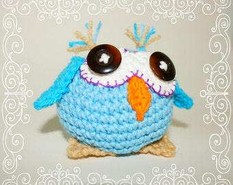 INSTANT DOWNLOAD Oliver the Owl Crochet Pattern