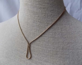 Vintage Avon Snake Chain Looped Necklace