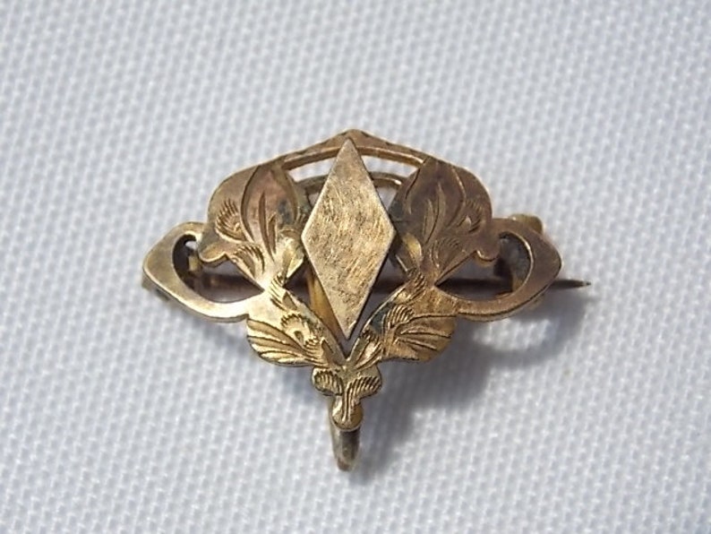 Antique Watch Pin Fancy image 1