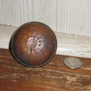 Vintage Copper Deco Door Knob