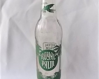 Vintage Royal Palm Soda Bottle Palm Trees