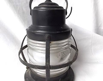 Vintage Nautical Light Fixture for Marine Boat Ship