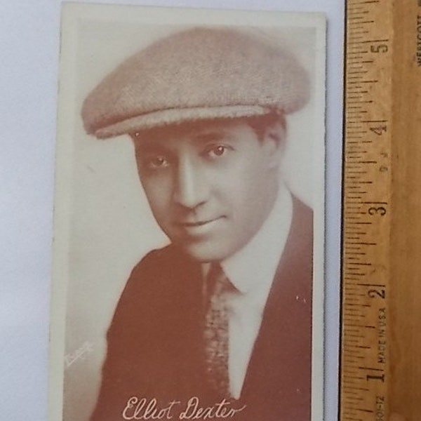 Vintage Elliot Dextor Actor Postcard Vaudeville Theater Stage Movies