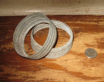 2 Vintage Mason Fruit Jar Lid Rings