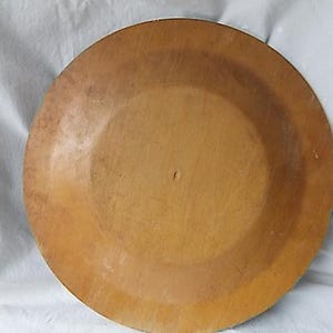 Vintage Sun Bonnet Girl Wooden Plate Folk Art Shabby Rustic Farmhouse bild 3