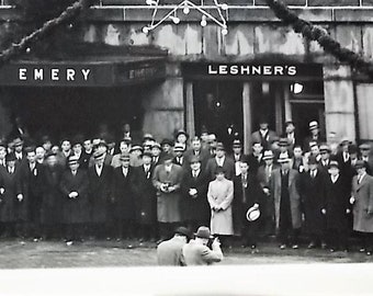 Vintage 1930s Bradford PA Emery Hotel Photo Group of Men  5 X 7