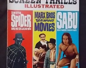 1964 Film TV Magazine Sensations fortes illustré vintage Sabu Marx Brothers +