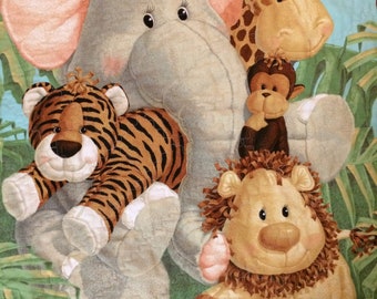 Stuffed jungle animals for babies sale