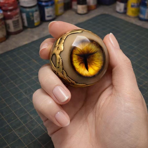 Elden Ring Handmade Messmer's eyes，Tabletop Ornament