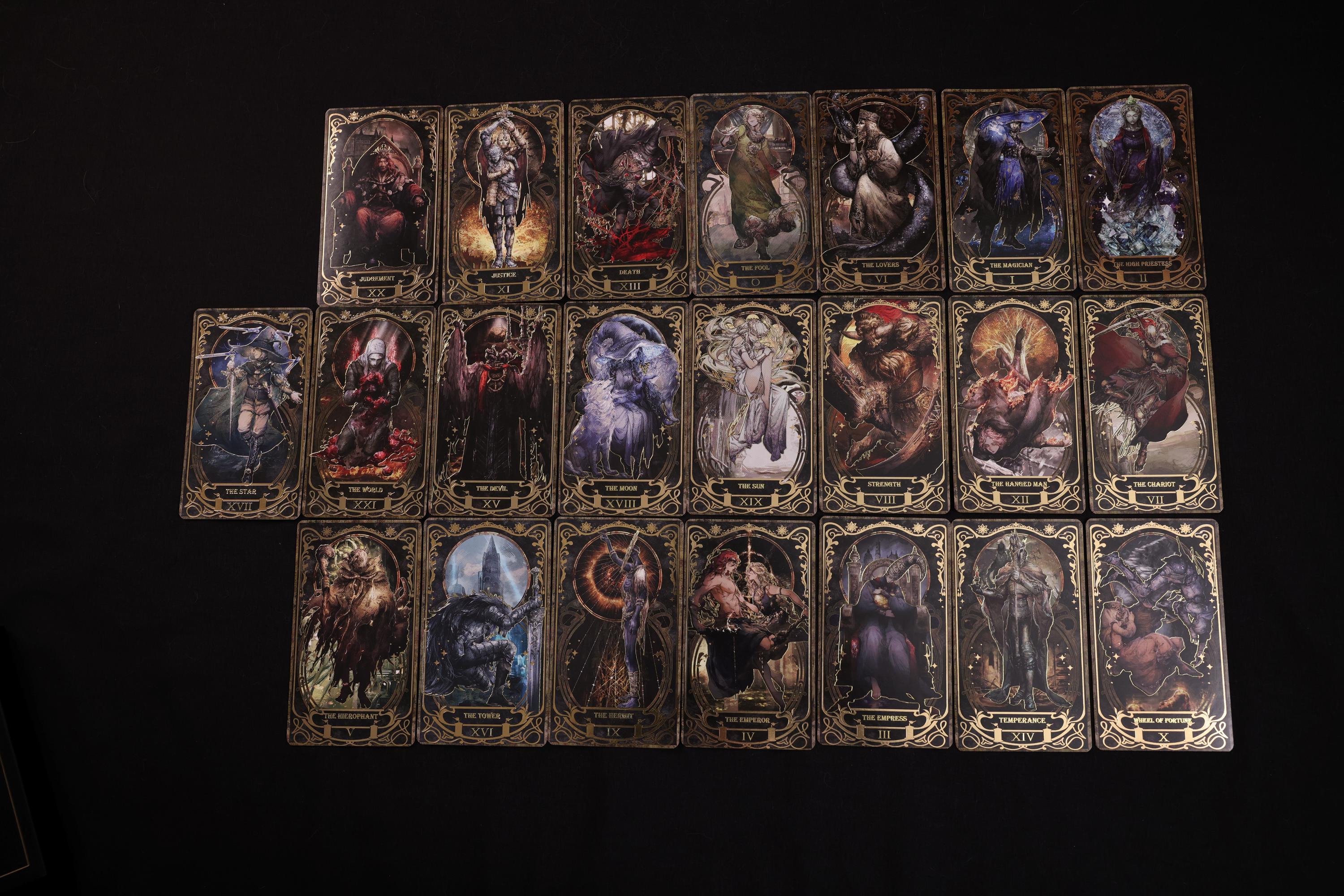 Handmade Elden Ring Tarot Card, Elden Magic Cards, Gamer Gift