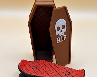 Magnet Fidget Kickflip Skateboard with Coffin Display Case