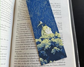 Customizable Totoro Bookmark with Tassel | Handcrafted Japanese-Inspired Design for Book Lovers & Studio Ghibli Fans