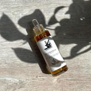 Hair growth oil: Rice bran oil infused with herbal blend for hair and scalp