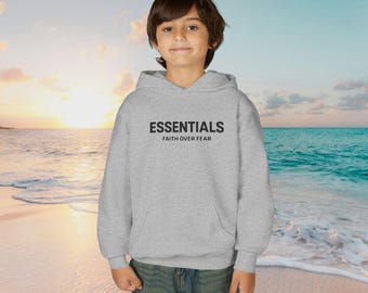 ESSENTIALS Minimal Logo Hoodie | Youth Hooded Sweatshirt