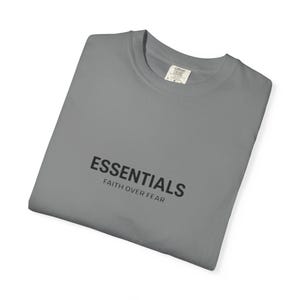 Essentials Text T-Shirt | Minimal Logo Tee, White Cotton | Perfect for gift