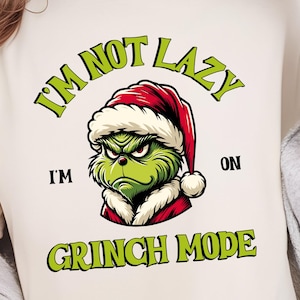 Grinch-modus png, kerstmis png, retro kerst png, The Grinch png, Green Monster Christmas png, kerstsublimatie, hoodie png
