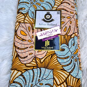 Ankara/African Wax Print/Dutch WaxPrint. 6 yards of premium quality authentic Julius Holland Print