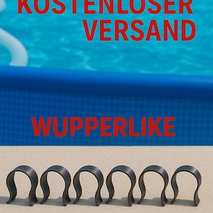 Versterkte zwembadklem, voor Intex en Bestway - 100% solide - Extra duurzaam!