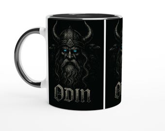 Odin – Nordische Mythologie Tasse | Viking Coffee Mug | Odin Artwork | Nordic God Design | Geschenk für Wikinger- und Asatru-Fans