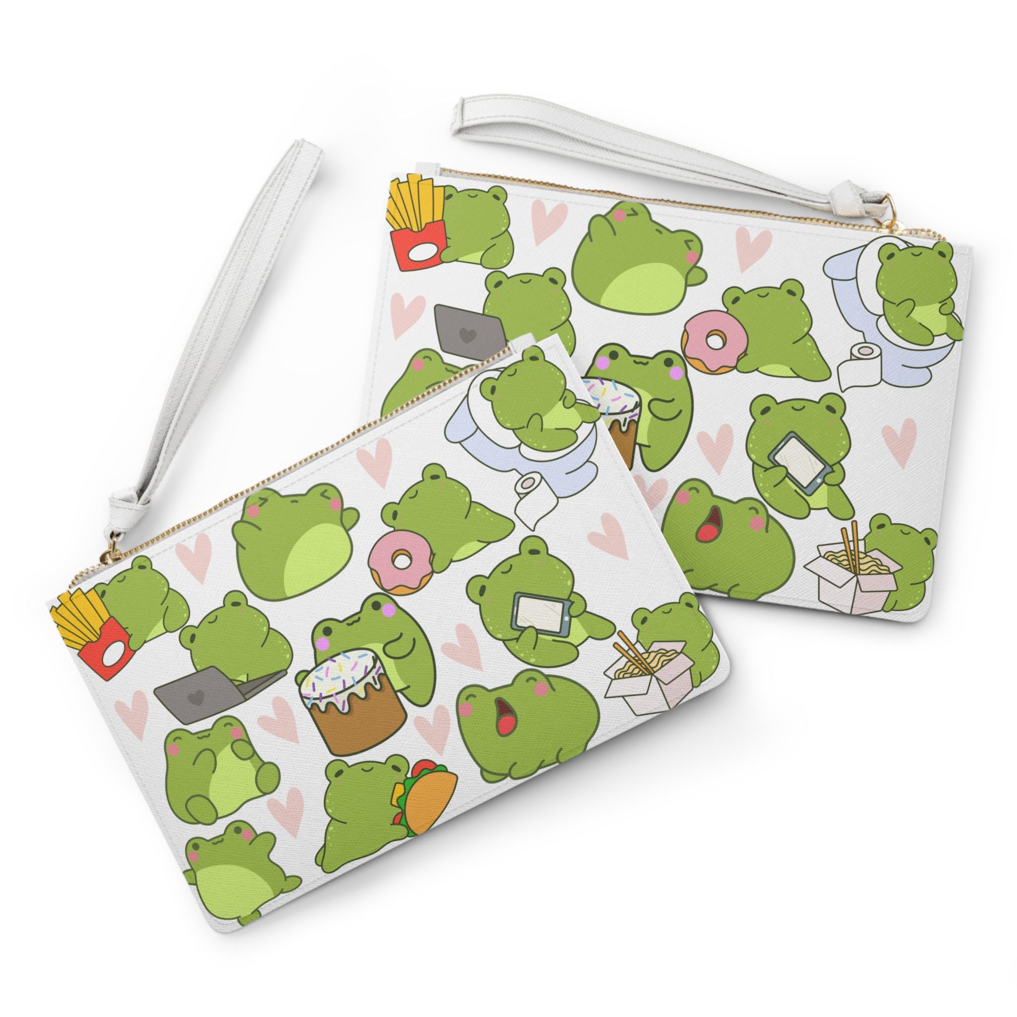 Toad Handbag Kawaii Frog Clutch Bag, Cute Animal Purse, Fun Green Toad Handbag ...