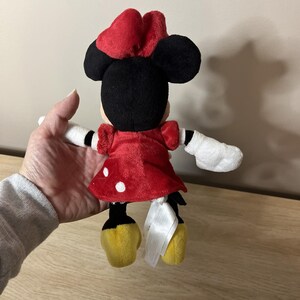 Vintage 9-tums Mimmi Pigg Säckväska Plysch Disney Leksak Gosedjur bild 3