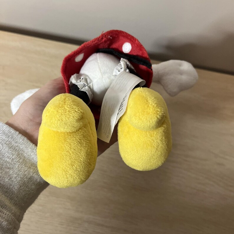Vintage 9-tums Mimmi Pigg Säckväska Plysch Disney Leksak Gosedjur bild 4