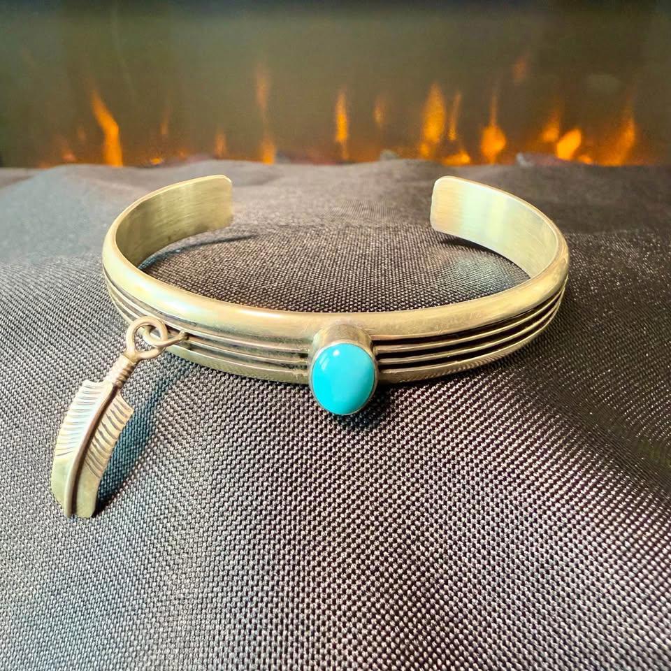 Navajo Feather Cuff - Etsy