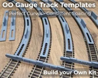 OO Gauge Track Templates – Custom Build Kit, Radius & Spacing Tools