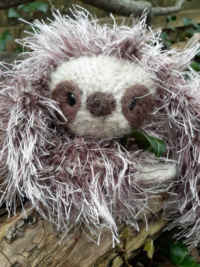 Sloth stuffed animal Limited edition fur color | Etsy
