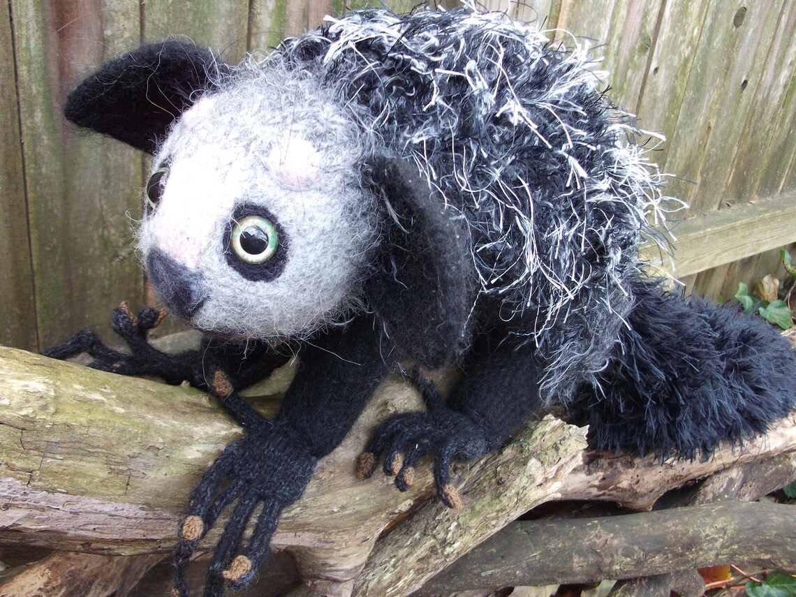 Aye Aye Stuffed Animal Lemur Plush Etsy