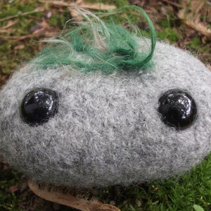 Rock plush toy, stuffed stone image 1